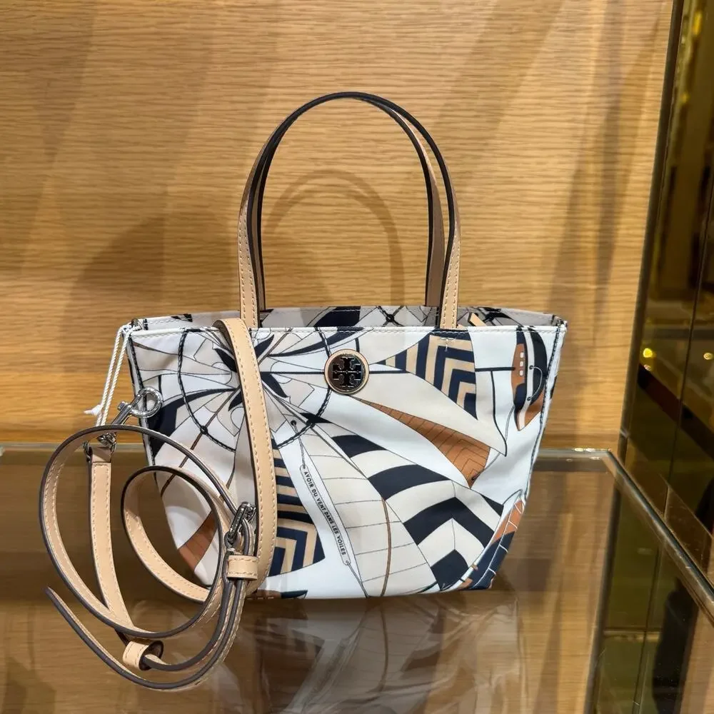 NEW‼️Tory Burch Nylon Printed Mini Tote 180304